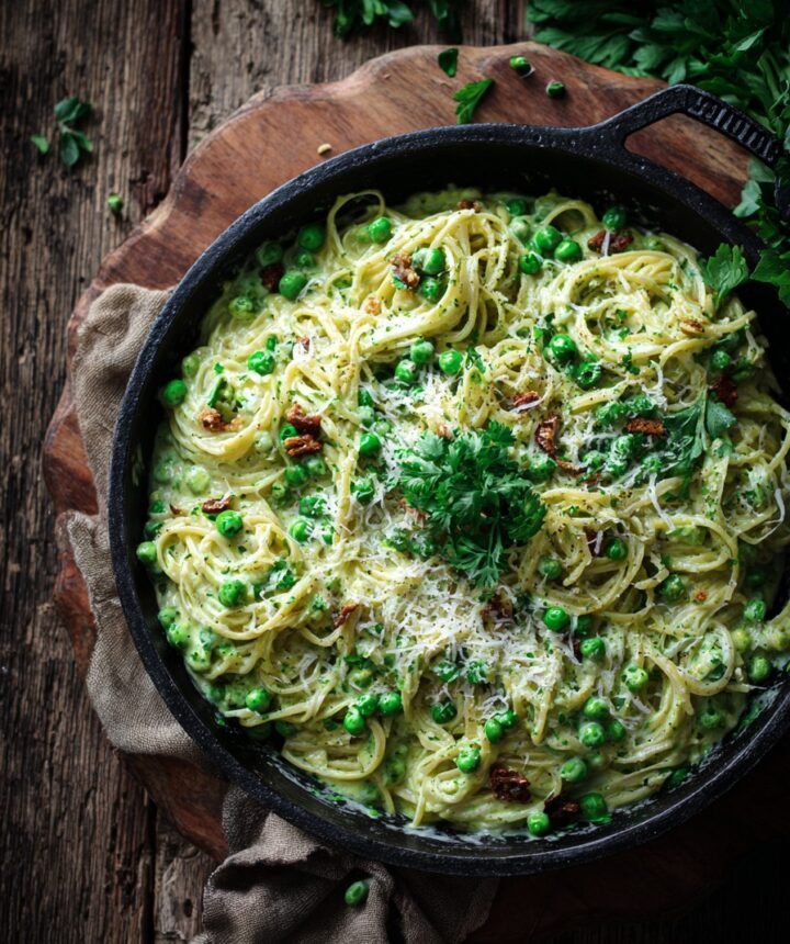 Easy Creamy Pea Pasta Recipe