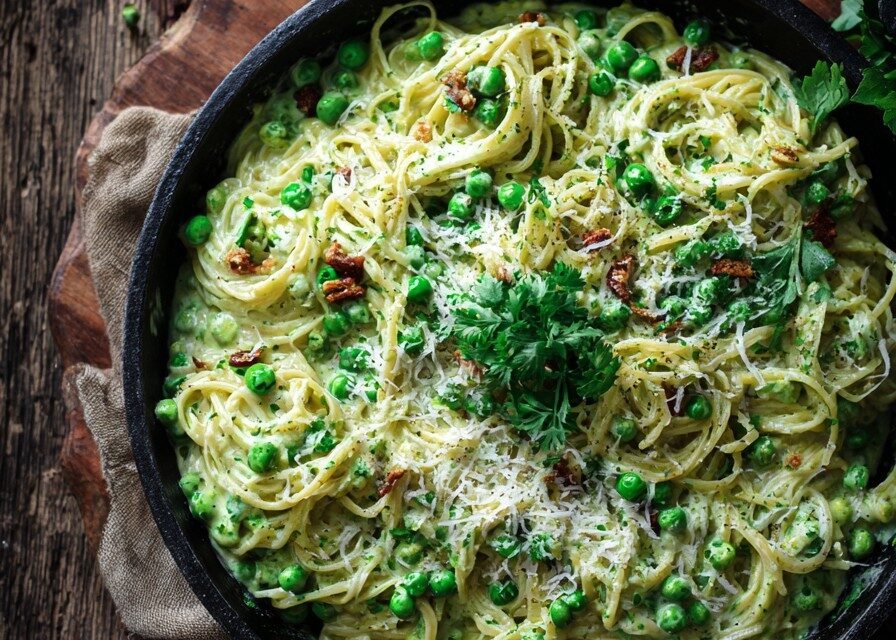 Creamy Pea Pasta