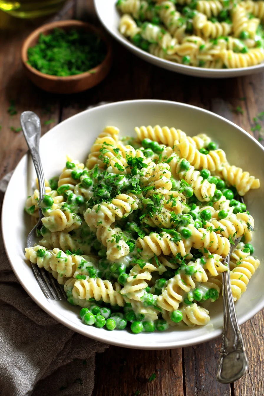Creamy Pea Pasta