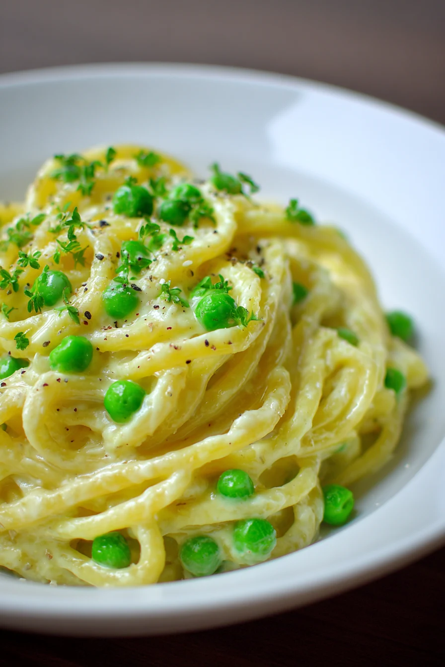 Creamy Pea Pasta