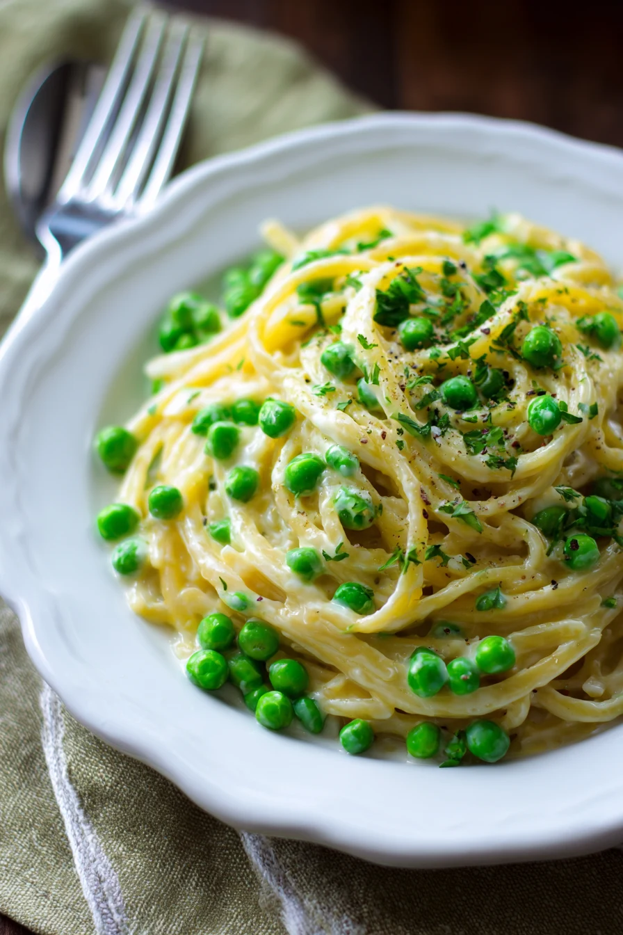 Creamy Pea Pasta