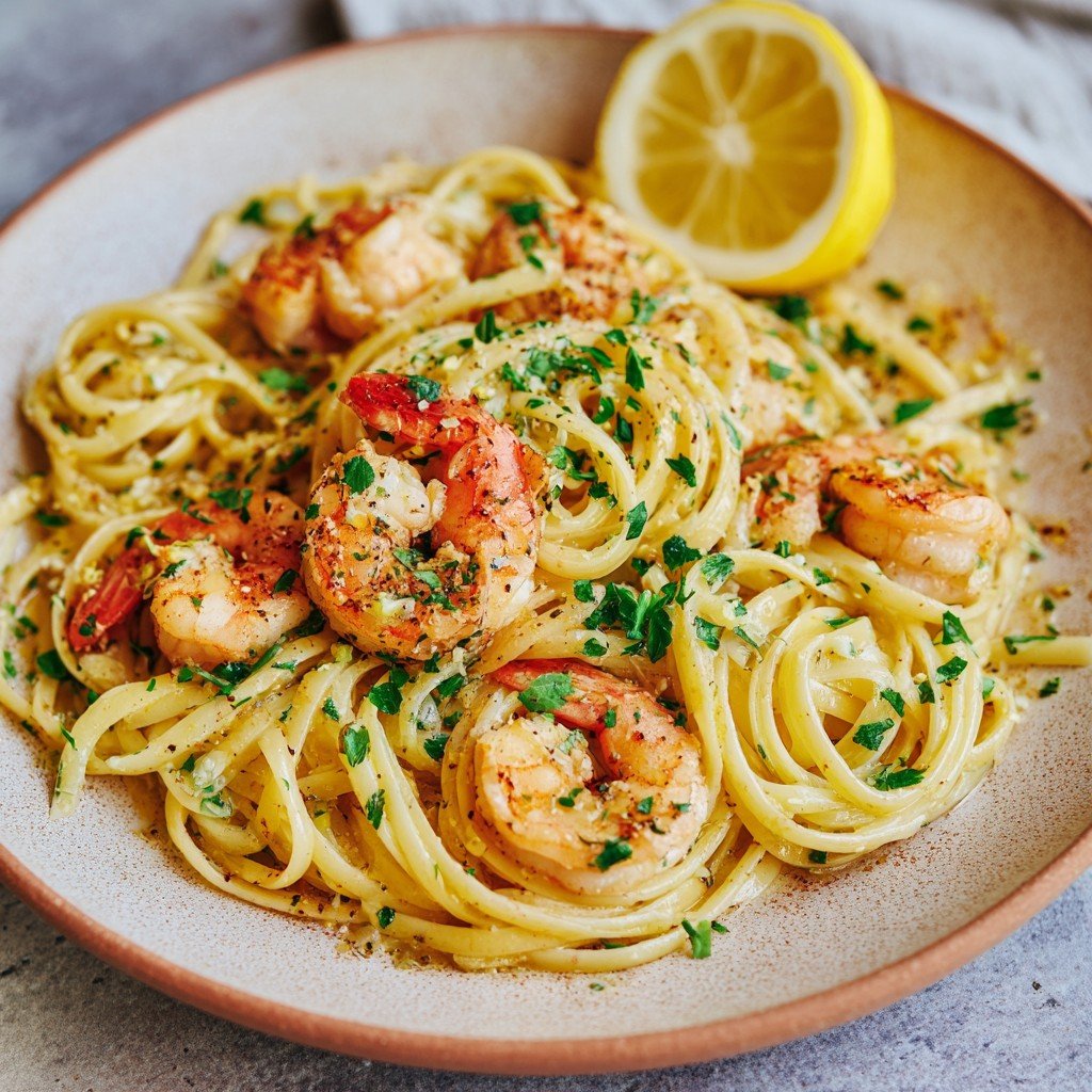 Best Shrimp Scampi Linguine Recipe in 30 Min