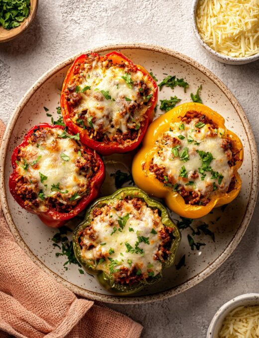 Air Fryer Stuffed Bell Peppers