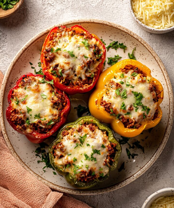 Air Fryer Stuffed Bell Peppers