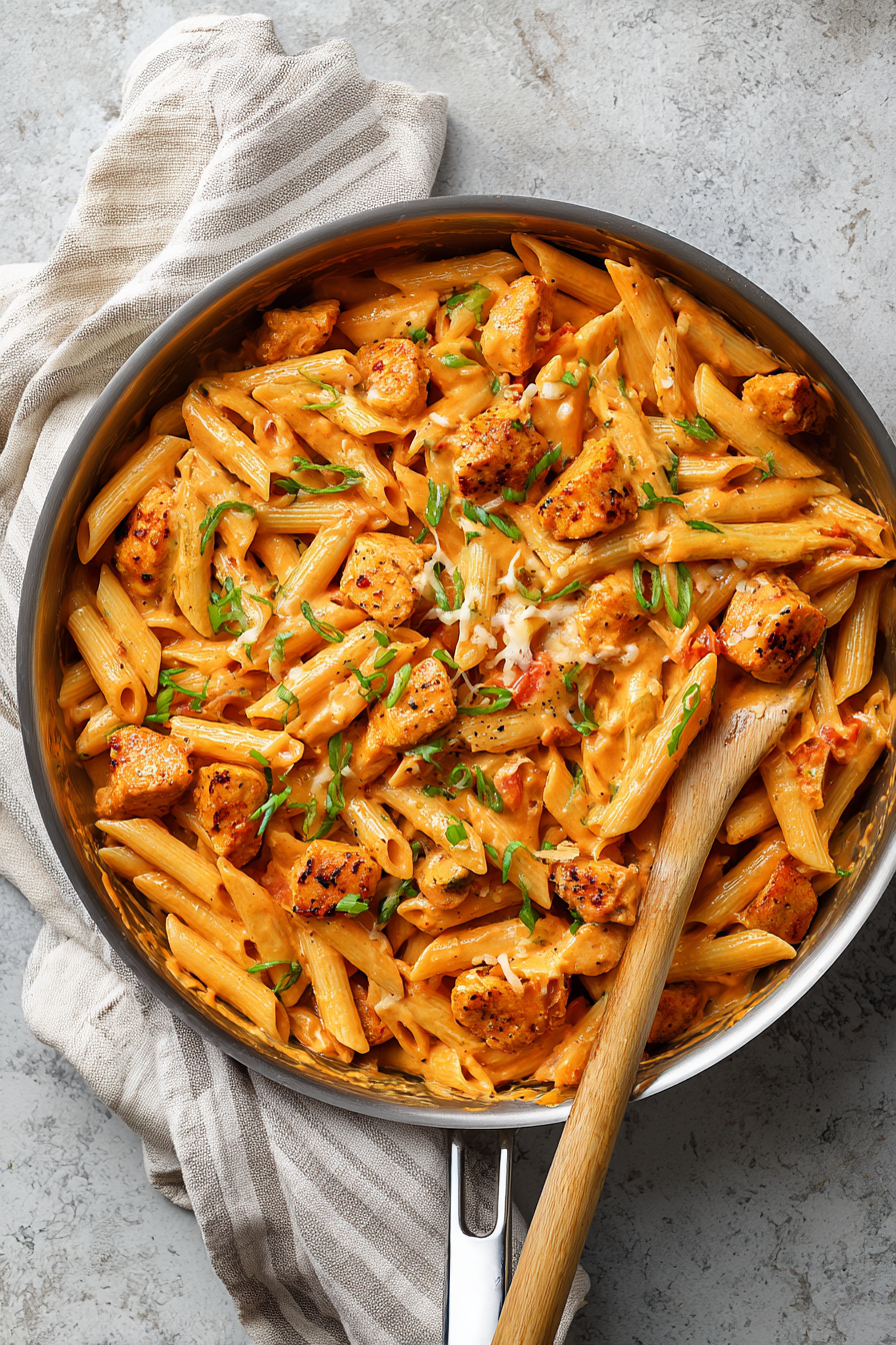 Cajun Chicken Pasta under 30 minutes