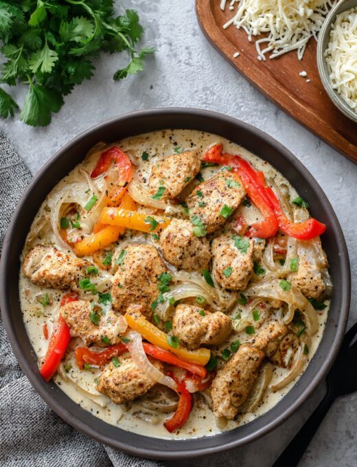 Creamy Chicken Fajita Pasta