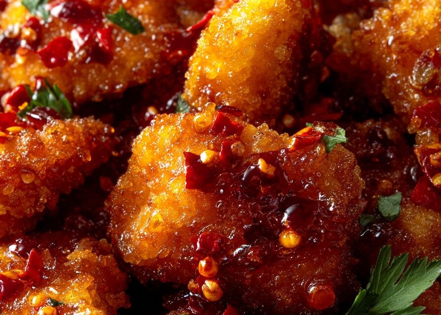 Crispy Baked Hot Honey Chicken article article