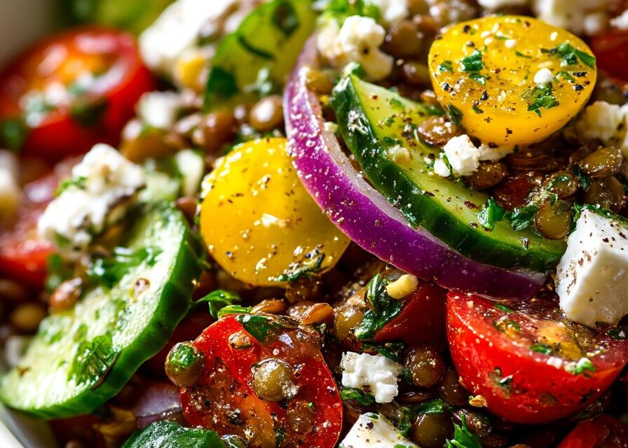 Easy Lentil Salad recipe article article