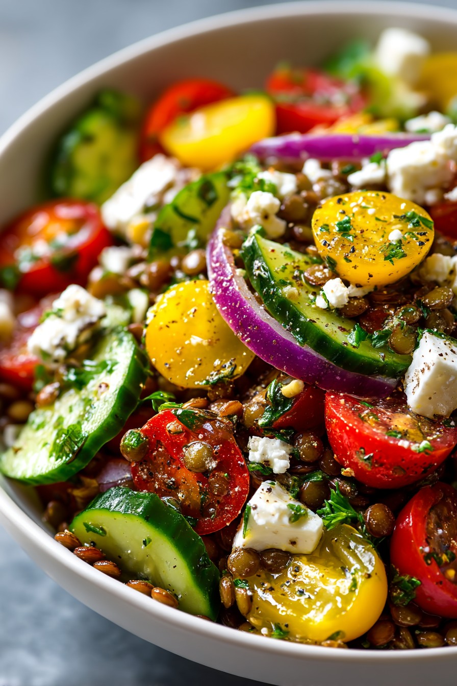 Easy Lentil Salad recipe