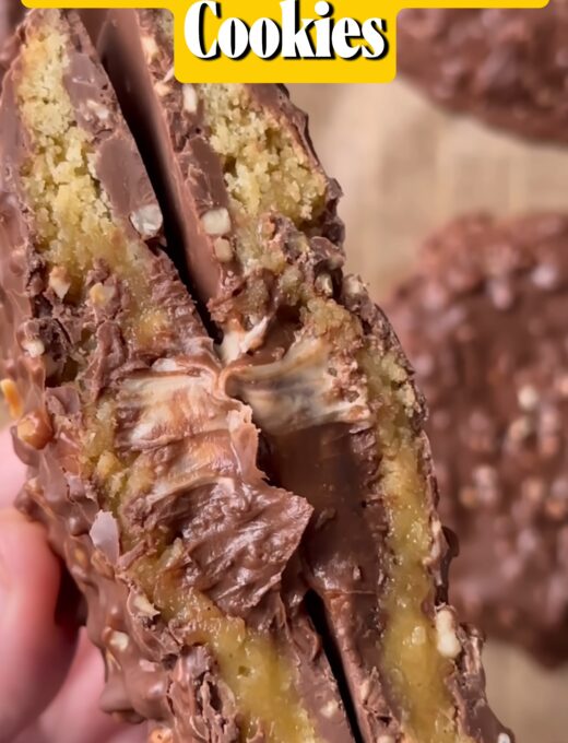 Ferrero Rocher inspired chocolate hazelnut cookies Recipe