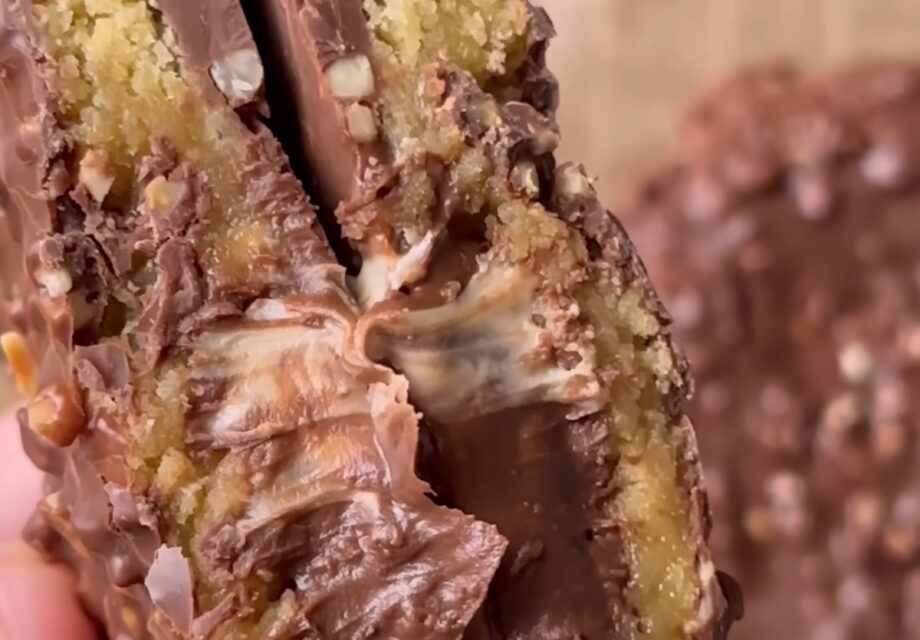 Ferrero Rocher inspired chocolate hazelnut cookies frame 15 1 frame 15
