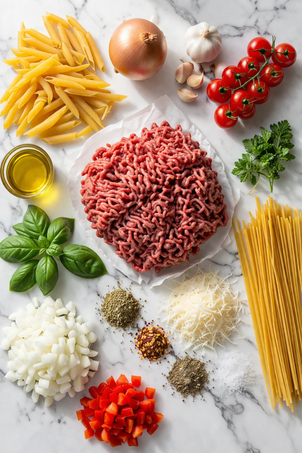 Ground Beef Pasta Skillet