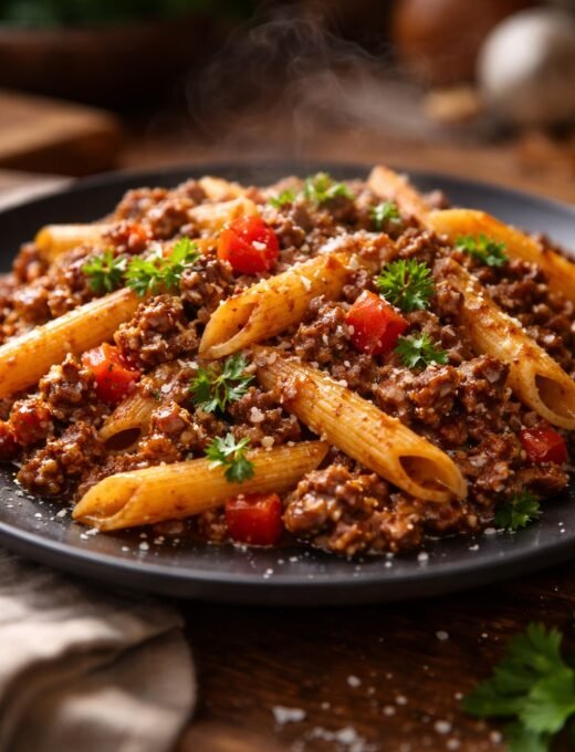 Ground Beef Pasta Skillet