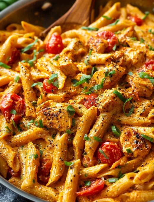 One Pot Creamy Cajun Chicken Pasta