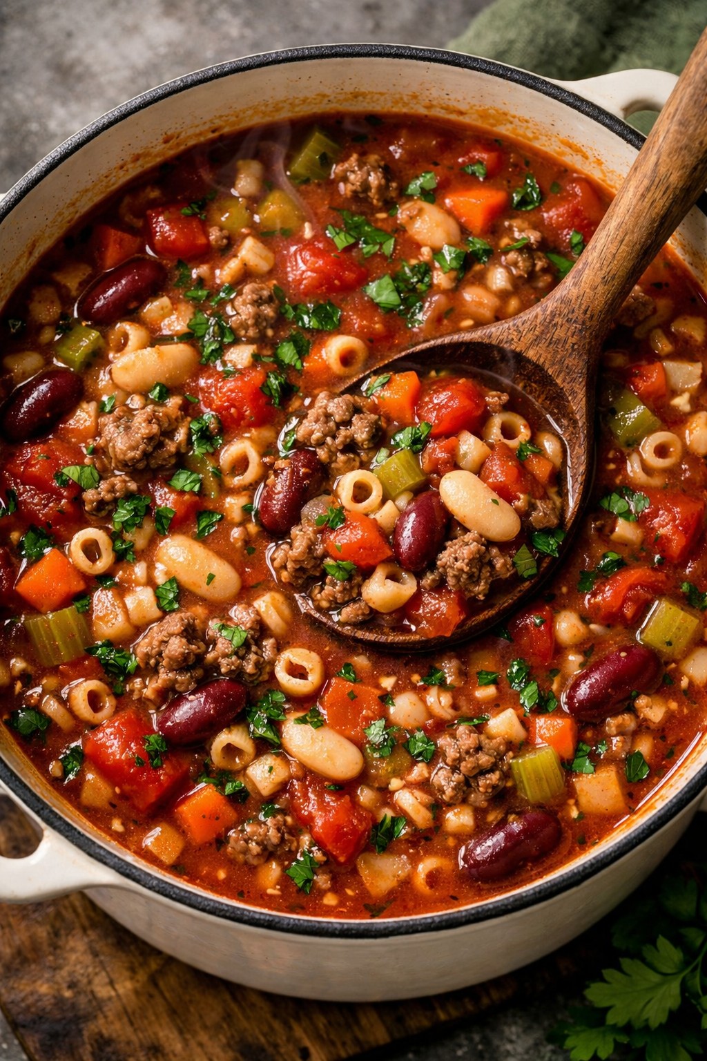 Pasta e Fagioli Soup: Grandma’s 1-Pot Secret