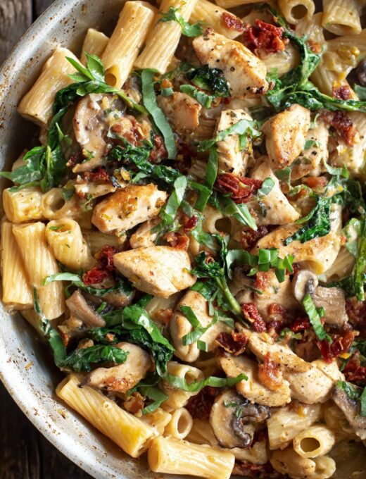 Simple Tuscan Chicken Pasta