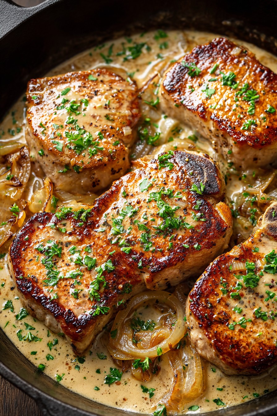 Smothered Pork Chops recipe