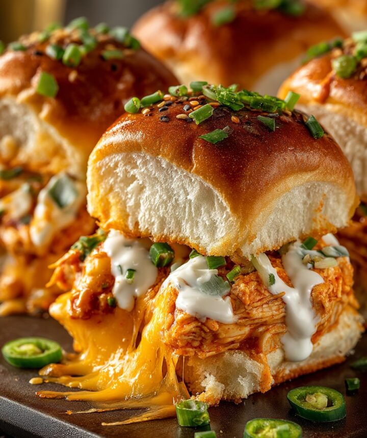 Spicy Buffalo Chicken Sliders in 30 Minutes of Joy