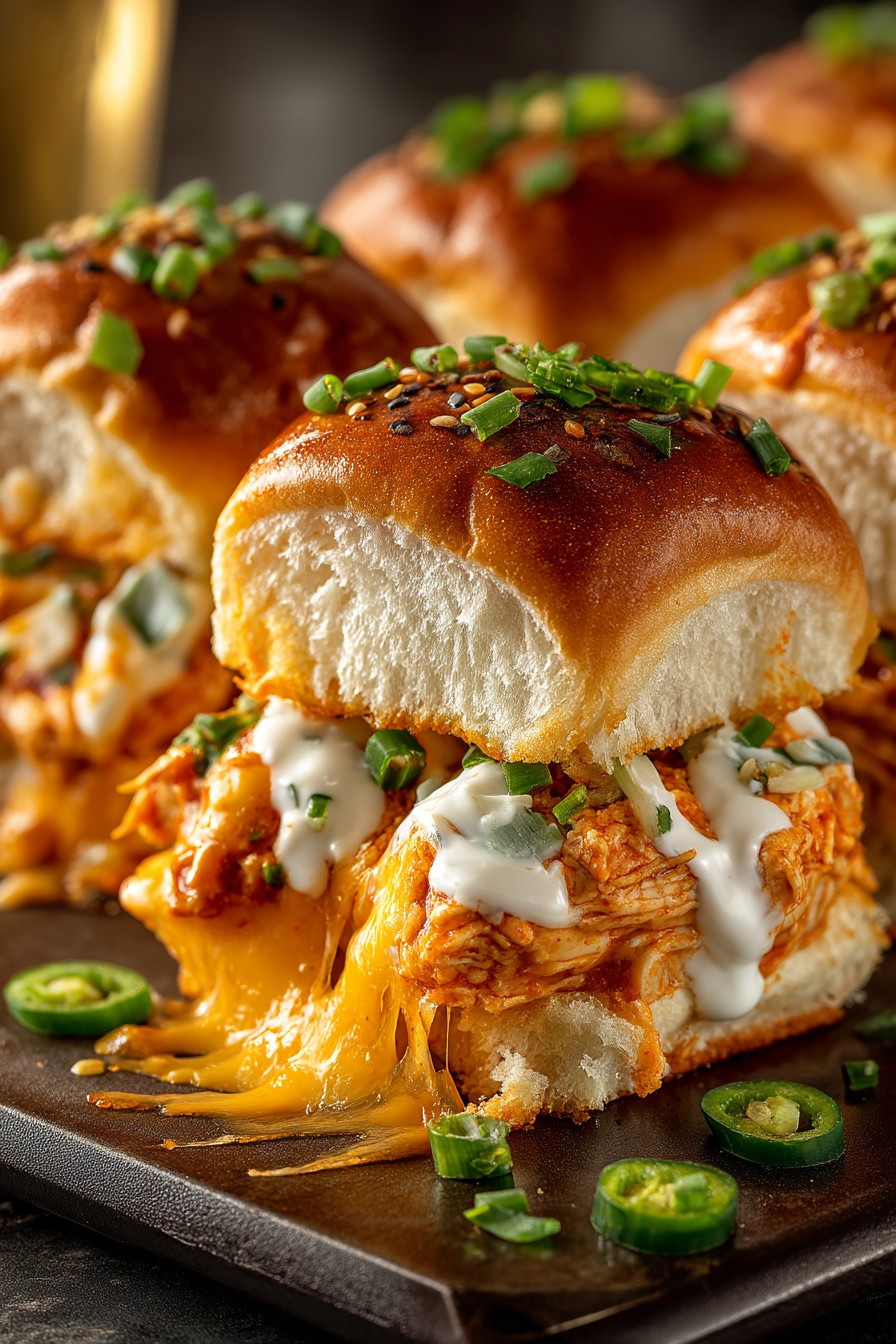 Spicy Buffalo Chicken Sliders in 30 Minutes of Joy
