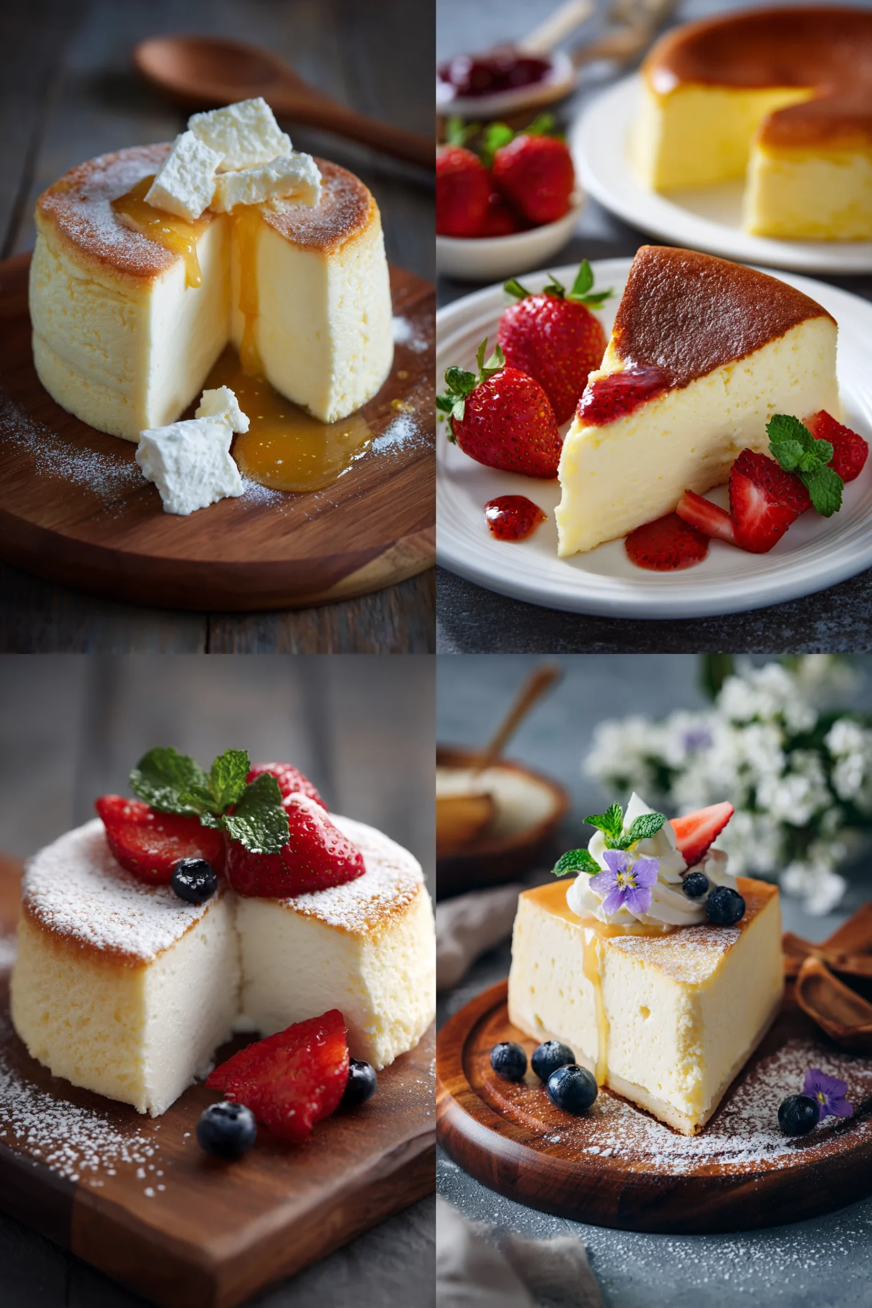 Viral Japanese Yogurt Cheesecake with Creamy Tangy Flavor