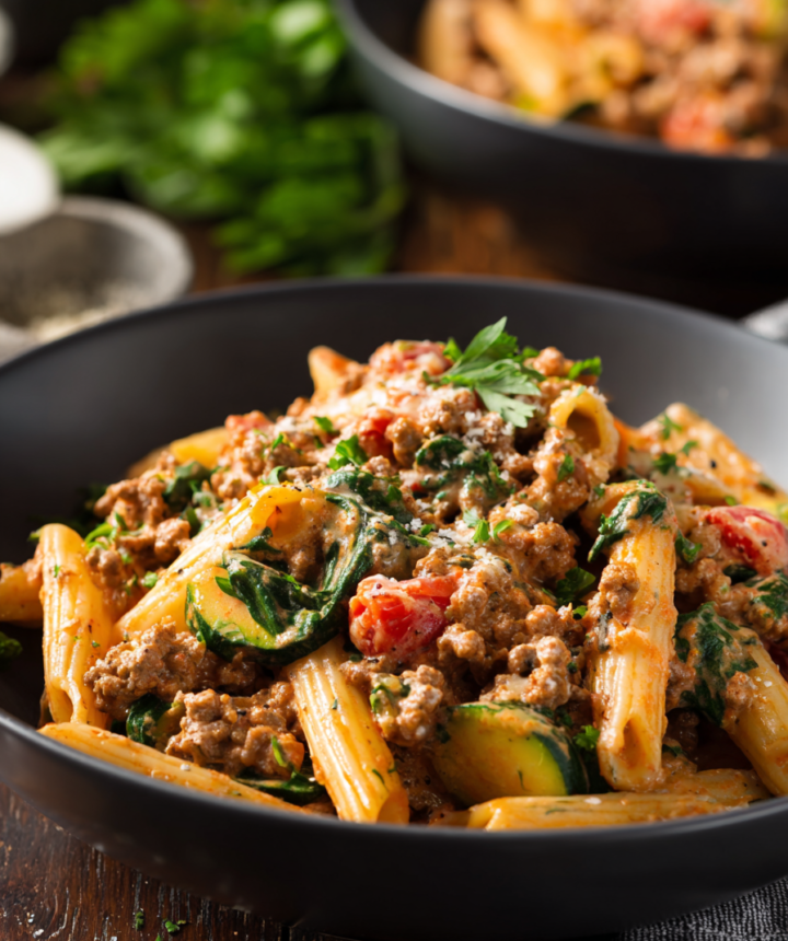 Healthy Beef Pasta (30-Minute Dinner)